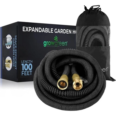Growgreen Garden Hose With Storage Sack, Expandable Garden Hose, Flexible And Lightweight, Durable Double Latex Core, Solid Brass Connectors 5 Growgreen Garden Hose With Storage Sack, Expandable Garden Hose, Flexible And Lightweight, Durable Double Latex Core, Solid Brass Connectors - Image 5