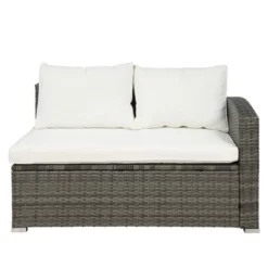 4pc Wicker Patio Conversation Set With Cushions - Gray/Beige - GODEER 28 4pc Wicker Patio Conversation Set With Cushions - Gray/Beige - GODEER -Deals Patio Elegance Store GUEST 01b5c0e3 020a 4af7 9dff a9ace1e05cc2