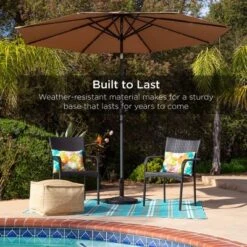 Best Choice Products 18in Round Heavy-Duty Steel Patio Umbrella Base Stand W/ Rust-Resistant Finish - Bronze -Deals Patio Elegance Store GUEST 023c1bc2 43d5 42b0 812e a732f351c59a