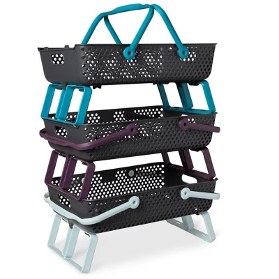 Gardener's Supply Company Multipurpose Garden Basket | Large Mod Hod For Carrying, Collecting, And Cleaning Vegetable Harvest | Farmers Market Basket 3 Gardener's Supply Company Multipurpose Garden Basket | Large Mod Hod For Carrying, Collecting, And Cleaning Vegetable Harvest | Farmers Market Basket - Image 3