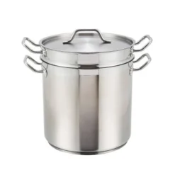Winco Steamer/Pasta Cooker, Stainless Steel, 20 Quart
