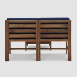 3pc Modular Acacia Wood Patio Chat Set With Cushions - Saracina Home 22 3pc Modular Acacia Wood Patio Chat Set With Cushions - Saracina Home -Deals Patio Elegance Store GUEST 03e3aa97 420d 4c98 ab91 687f822f8e62