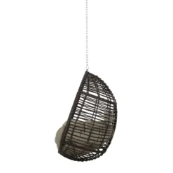 Morris Indoor/Outdoor Wicker Hanging Chair With 8' Chain - Christopher Knight Home -Deals Patio Elegance Store GUEST 047fe45a f725 425a a256 b0d6388b10bc