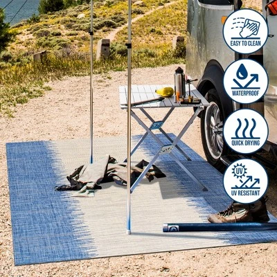 Tavira Modern Strie' Indoor/Outdoor Runner Rug - JONATHAN Y 8 Tavira Modern Strie' Indoor/Outdoor Runner Rug - JONATHAN Y - Image 8