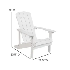 Merrick Lane Set Of 2 All-Weather Adirondack Patio Chairs With Matching Side Table -Deals Patio Elegance Store GUEST 071a6a45 ac36 4ef3 a767 c628e7572e35