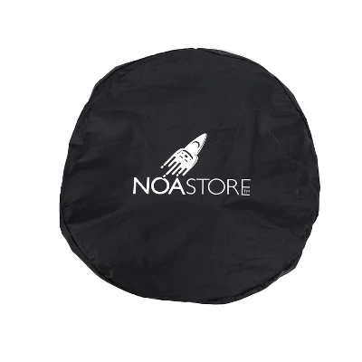 Noa Store 15" Black BBQ Grill Covers 210D Heavy Duty Waterproof 2 Noa Store 15" Black BBQ Grill Covers 210D Heavy Duty Waterproof - Image 2