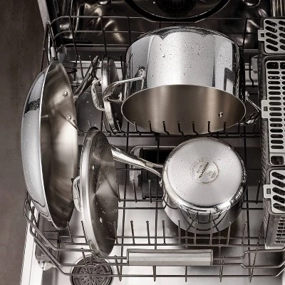 Tramontina Gourmet 10 In. Tri-Ply Clad Induction Ready Stainless Steel Fry Pan 6 Tramontina Gourmet 10 In. Tri-Ply Clad Induction Ready Stainless Steel Fry Pan - Image 6