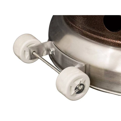 Two-Toned Patio Heater - Stainless Steel/Hammered Bronze - AZ Patio Heaters 5 Two-Toned Patio Heater - Stainless Steel/Hammered Bronze - AZ Patio Heaters - Image 5