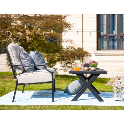 2pc Loveseat & Coffee Table Patio Set - Patio Festival 4 2pc Loveseat & Coffee Table Patio Set - Patio Festival - Image 4