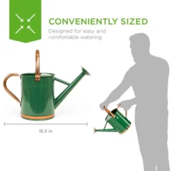 Best Choice Products 1-Gallon Galvanized Steel Watering Can For Gardening W/ O-Ring, Top Handle, Copper Accents 8 Best Choice Products 1-Gallon Galvanized Steel Watering Can For Gardening W/ O-Ring, Top Handle, Copper Accents -Deals Patio Elegance Store GUEST 0912a239 53b0 4ee1 9ae8 e8eb349e7fac