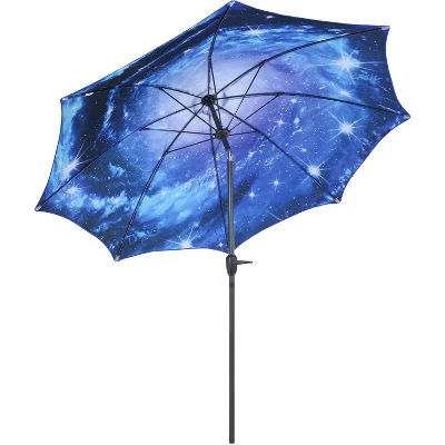 Sunnydaze Decor Sunnydaze Outdoor Aluminum Inside Out Patio Umbrella With Push Button Tilt And Crank - 9' 12 Sunnydaze Decor Sunnydaze Outdoor Aluminum Inside Out Patio Umbrella With Push Button Tilt And Crank - 9' - Image 12