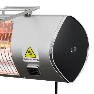 Kenmore Carbon Infrared 1500W Electric Patio Heater With Tripod & Remote Silver 10 Kenmore Carbon Infrared 1500W Electric Patio Heater With Tripod & Remote Silver - Image 10