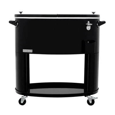 80qt Sporty Oval Rolling Patio Cooler - Permasteel 11 80qt Sporty Oval Rolling Patio Cooler - Permasteel - Image 11