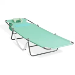 Ostrich Outdoor Lightweight Folding Adjustable Reclining Comfort Chaise Lounge Beach Chair For Tanning Pool Lake Patio Lawn Camping, Teal -Deals Patio Elegance Store GUEST 0c4b28ad 4187 40b2 b669 ecb983044aea