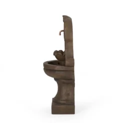 Fraser Outdoor 2-Tier Single Spout Fountain - Light Brown - Christopher Knight Home -Deals Patio Elegance Store GUEST 0c8088f3 5543 486e b502 ab9a348027a1