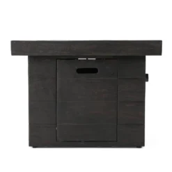 Bedrock 3pc Faux Wicker Chat Set With Fire Pit - Brown/Beige - Christopher Knight Home -Deals Patio Elegance Store GUEST 0ce356e3 e27a 4aa5 a674 a368ae87b2aa