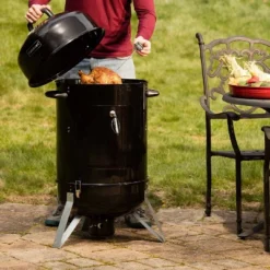 Cuisinart Vertical 18" Charcoal Smoker COS-118 Black -Deals Patio Elegance Store GUEST 0d0e9b97 07dd 4a60 8036 80a5da8c0b8a