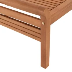 Stamford 2pc Eucalyptus Wood Outdoor Bench With Coffee Table - Natural - Alaterre Furniture -Deals Patio Elegance Store GUEST 0dc8b2b1 31e0 45b6 b4cb 6f5ff970ad52