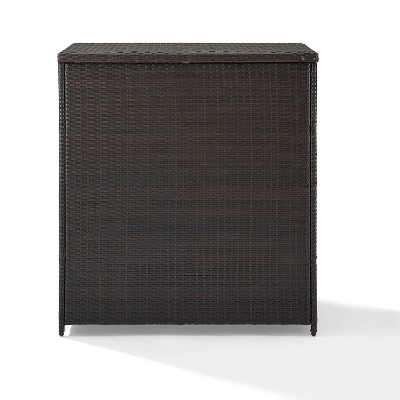 Crosley Palm Harbor Outdoor Wicker Bar 5 Crosley Palm Harbor Outdoor Wicker Bar - Image 5