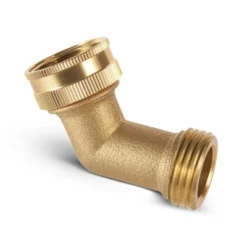 Collections Etc Brass Elbow Hose Connector