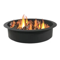 Sunnydaze Decor Sunnydaze Outdoor Heavy-Duty Steel Portable Above Ground Or In-Ground Round Fire Pit Liner Ring - Black 14 Sunnydaze Decor Sunnydaze Outdoor Heavy-Duty Steel Portable Above Ground Or In-Ground Round Fire Pit Liner Ring - Black -Deals Patio Elegance Store GUEST 0fb10b97 5564 4230 818a b4576c415c9c