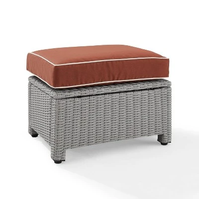 Bradenton Outdoor Wicker Ottoman - Crosley 12 Bradenton Outdoor Wicker Ottoman - Crosley - Image 12