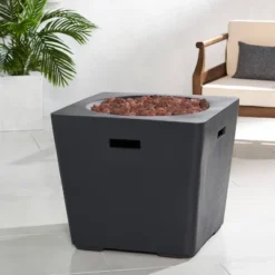 Elisson Outdoor 40000 BTU Light Weight Square Fire Pit Dark Gray - Christopher Knight Home 10 Elisson Outdoor 40000 BTU Light Weight Square Fire Pit Dark Gray - Christopher Knight Home -Deals Patio Elegance Store GUEST 116a0af3 9e36 4a71 bbe6 6021ed2ea193