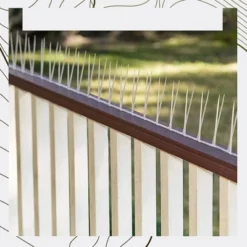 BIRD BLINDER 13" Plastic Bird Spikes - Polycarbonate Deterrent For Pigeons And Other Small Birds, White Set Of 15 -Deals Patio Elegance Store GUEST 1174f271 0458 4ff2 b9ab 03fc0574486e