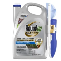 Roundup 1gal Dual Action Weed And Grass Killer With 4 Month Preventer RTU Sure Shot Wand