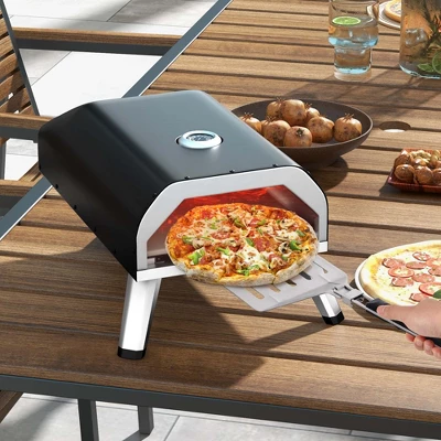 Costway Outdoor Gas Pizza Oven Portable Propane Pizza Stove With Oven Cover Pizza Stone 1 Costway Outdoor Gas Pizza Oven Portable Propane Pizza Stove With Oven Cover Pizza Stone