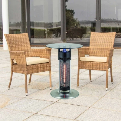 Infrared Electric Bistro Table Outdoor Heater - Black - EnerG+ 2 Infrared Electric Bistro Table Outdoor Heater - Black - EnerG+ - Image 2