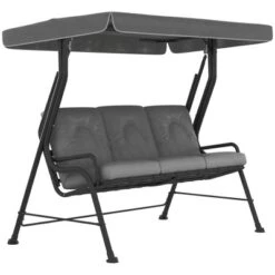 Outsunny 3-Person Patio Porch Swing With Adjustable Canopy For Adults, Steel Frame, Tufted Cushions, Armrests 17 Outsunny 3-Person Patio Porch Swing With Adjustable Canopy For Adults, Steel Frame, Tufted Cushions, Armrests -Deals Patio Elegance Store GUEST 13a9cebb b765 4502 a756 1af7b44e0cdb