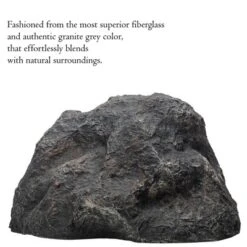 Gardenised Decorative Outdoor Weather-Resistant Artistic Artificial Faux Stone Rock, Garden Patio Granite Grey Fiberglass Stone -Deals Patio Elegance Store GUEST 1427dd2f 5fb4 4b39 bb41 c05fbf668584