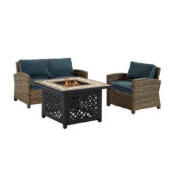 3pc Bradenton Outdoor Steel Fire Pit Set Navy/Weathered Brown - Crosley 15 3pc Bradenton Outdoor Steel Fire Pit Set Navy/Weathered Brown - Crosley -Deals Patio Elegance Store GUEST 14cd7571 aece 402e b8c8 abf5b7b349a4