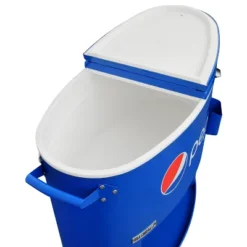 Permasteel 80qt Pepsi Oval Sporty Outdoor Cooler Cart -Deals Patio Elegance Store GUEST 1500176b bb19 47e7 9a05 9d8f43b90f22