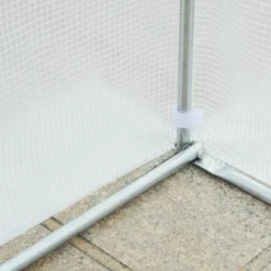 Outsunny 11.5' X 9.8' X 6.5' Outdoor Walk-In Tunnel Greenhouse Hot House With Roll-up Windows, Zippered Door, PE Cover, White -Deals Patio Elegance Store GUEST 1501367b ddcb 41f9 bdda 23902f65beca