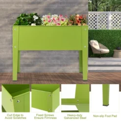 Tangkula Outdoor Elevated Garden Plant Stand Raised Garden Bed With Legs For Indoor And Outdoor Use 25" X13" X 18.0" -Deals Patio Elegance Store GUEST 1650a0f5 2afe 4635 b24e d82e91f1eff5