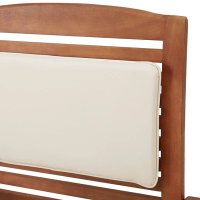 Lyndon 2pk Eucalyptus Wood Patio Chairs With Cushions - Light Brown - Alaterre Furniture 4 Lyndon 2pk Eucalyptus Wood Patio Chairs With Cushions - Light Brown - Alaterre Furniture - Image 4