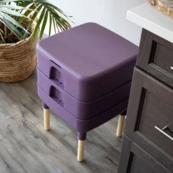 FCMP Outdoor Essential Living 6 Gallon UV Protected Plastic Worm Composter Bin Storage Container Box With 2 Trays For Garden And Home, Plum 6 FCMP Outdoor Essential Living 6 Gallon UV Protected Plastic Worm Composter Bin Storage Container Box With 2 Trays For Garden And Home, Plum -Deals Patio Elegance Store GUEST 16f6e98d 7fec 4bbd b29b 4feac5ba8338