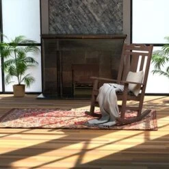 PolyTEAK Porch Rockers Collection Poly Lumber Wood Alternative All Weather Modern Outdoor Rocking Chair For Patios, Porches, And Pool Side, Brown -Deals Patio Elegance Store GUEST 173977ed ad8b 4b7e b0a2 209b6b7ddbe3