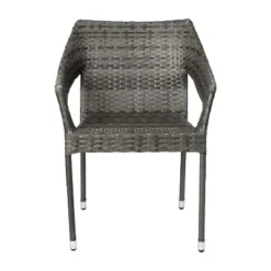 Emma And Oliver All-Weather Indoor/Outdoor Stacking Patio Dining Chairs With Steel Frame And Weather Resistant PE Rattan -Deals Patio Elegance Store GUEST 17524ba0 178b 4094 8680 8074f77d9c81