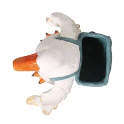 Christopher Knight Home 17" Wide Forgey Concrete Outdoor Novelty Goose Planter White/Blue -Deals Patio Elegance Store GUEST 17e50b93 0198 48f9 b4f5 b3af24b1c272