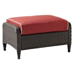 Kiawah Outdoor Wicker Ottoman - Crosley 21 Kiawah Outdoor Wicker Ottoman - Crosley -Deals Patio Elegance Store GUEST 1955bb4a 07b6 4302 9648 c19c0b595cbe