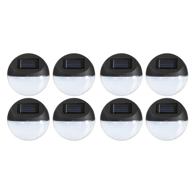 Solar Outdoor Lights Rechargeable Battery-Powered LED Exterior Lighting With Auto-On - Home, Patio, Backyard And Deck Lights By Pure Garden (8-Pack) 3 Solar Outdoor Lights Rechargeable Battery-Powered LED Exterior Lighting With Auto-On - Home, Patio, Backyard And Deck Lights By Pure Garden (8-Pack) - Image 3