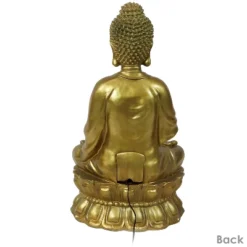 Sunnydaze Decor Sunnydaze 36"H Electric Fiberglass Relaxed Buddha Outdoor Water Fountain With LED Light -Deals Patio Elegance Store GUEST 1b1595eb 7873 4e05 93ed 3a61e643f267