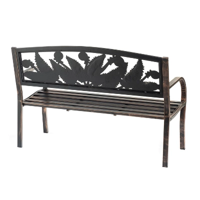 Evergreen Metal Fern Bench 2 Evergreen Metal Fern Bench - Image 2