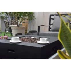 Aurora 34" Outdoor Fire Pit Propane Table Backyard Patio Heater - Elementi -Deals Patio Elegance Store GUEST 1d88a897 cfe3 4d54 ab3f 989e2bd5e711