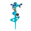 Aqua Joe AJ-ISSS Indestructible Zinc Impulse 360 Degree Sprinkler | Waters Up To 1390 Sq Ft | Customizable Coverage