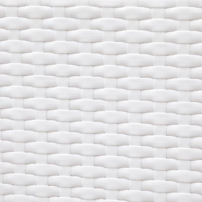 Florent Outdoor Small Square Ottoman - White - MiBasics 2 Florent Outdoor Small Square Ottoman - White - MiBasics - Image 2