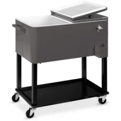 Best Choice Products 80qt Steel Rolling Cooler Cart W/ Bottle Opener, Catch Tray, Drain Plug, Locking Wheels -Deals Patio Elegance Store GUEST 1dc44165 555f 42c9 b10a e12af5e5774c